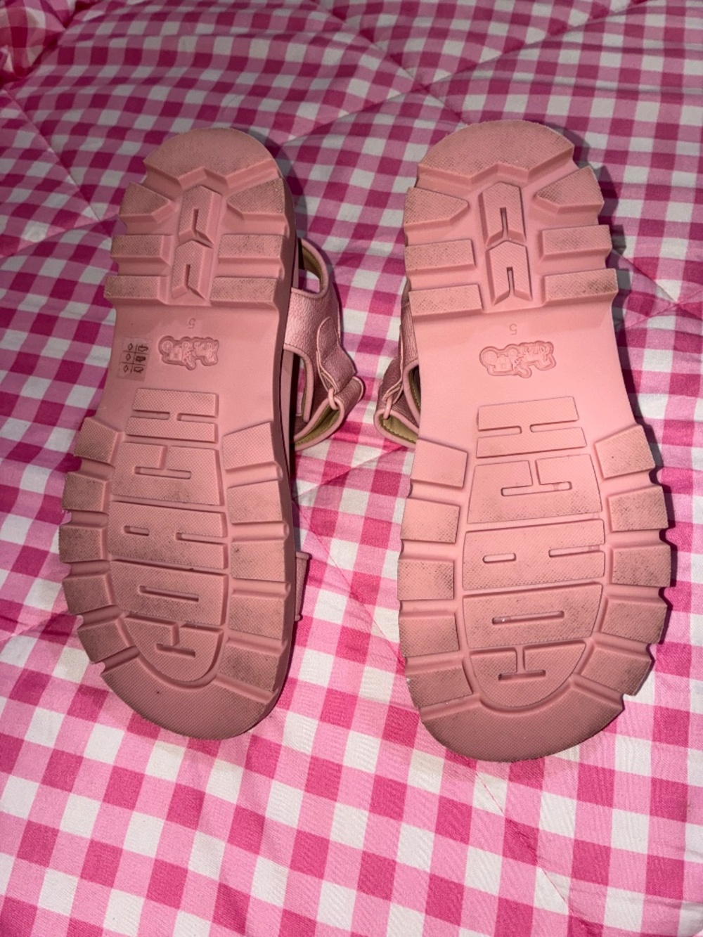 Pink Coach Sig Sport Sandals - Picture 5 of 7